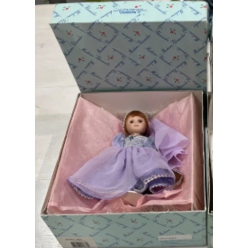 lavender dress long braid‎ doll